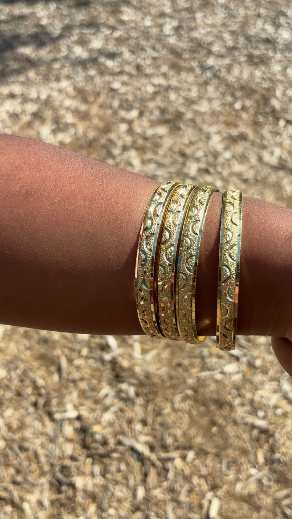 Kids Gold plated bangles