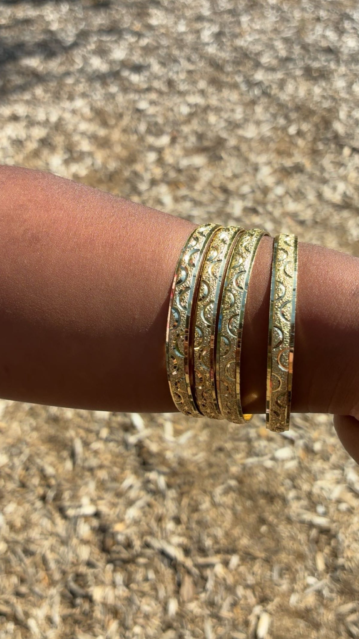 Kids Gold plated bangles