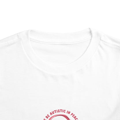 Toddler Tee "Brave Roots" Pink Headphones Graphic